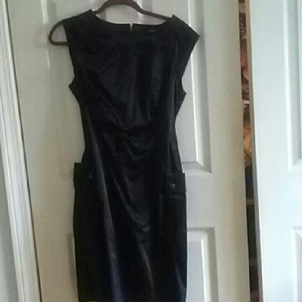 Black Jacob designer silk dress size 9-10